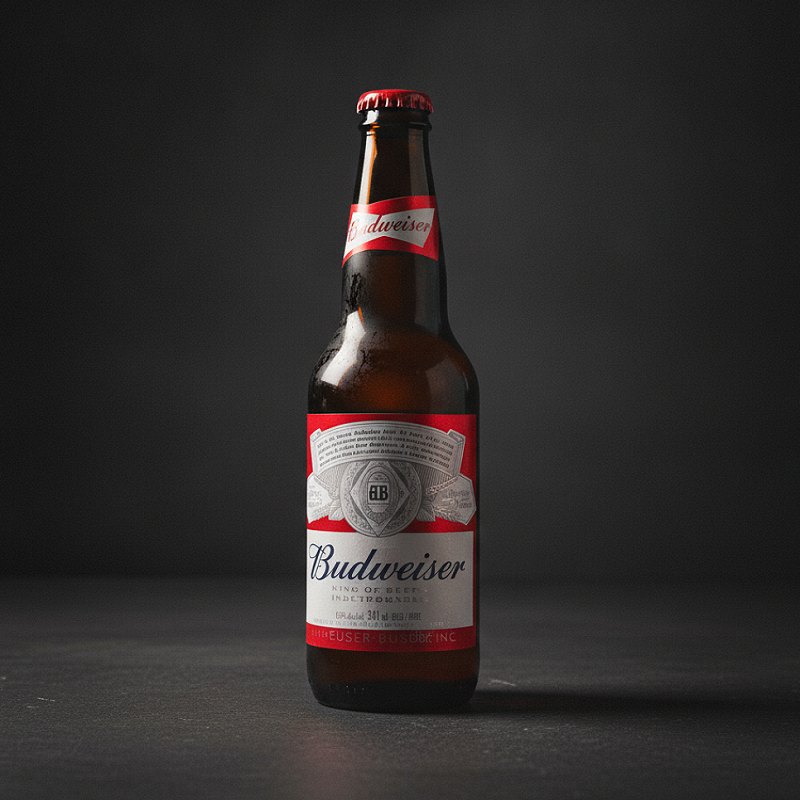 Budweiser Bottle with Frosted Glass – Beers | Tehroon60