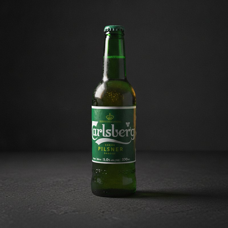 Carlsberg Bottle With Frosted Glass – Beers | Tehroon60